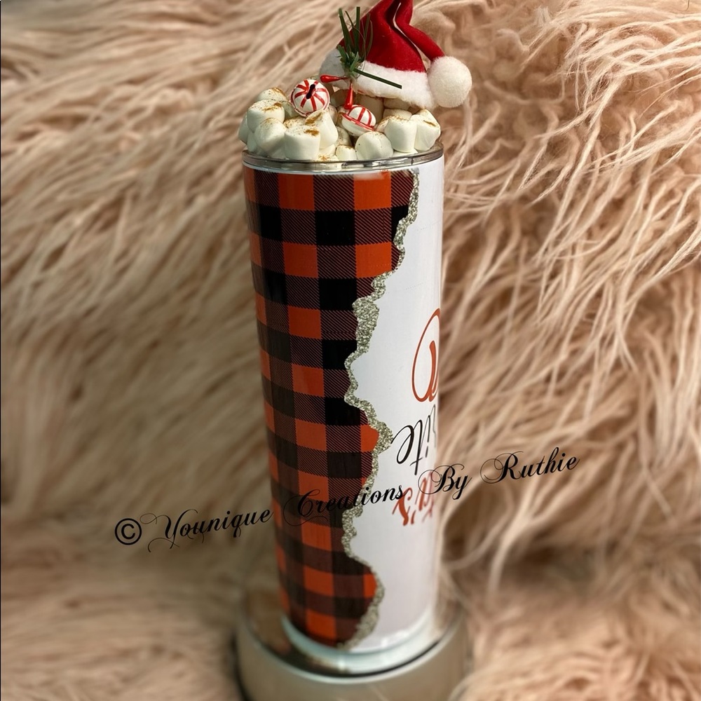 20oz Santa Tumbler - Picture 3 of 5